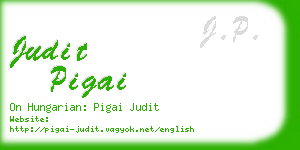 judit pigai business card